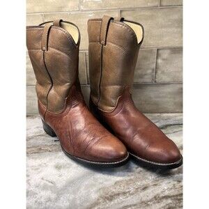 Laredo Brown Leather Boots Men's Size US 12D Cowboy Western 28-7924 Two Toned